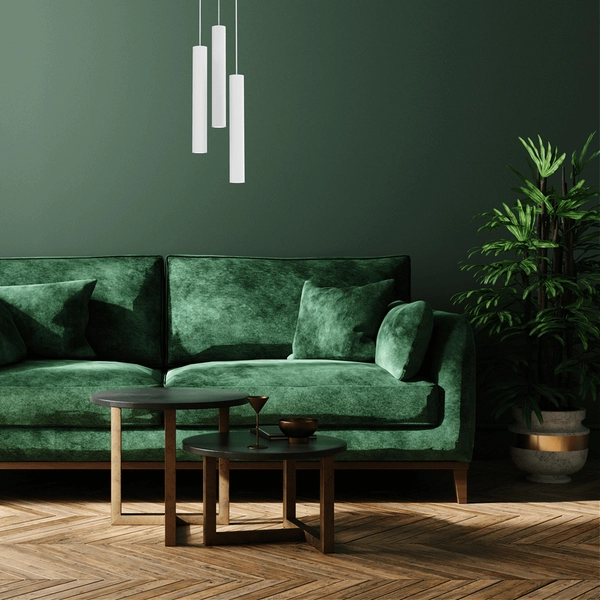 Lampa wisząca Hudson MLP8800 prosta nowoczesna biała