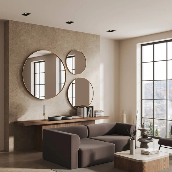 Wpuszczana lampa sufitowa Naro DL-88031-GU-BK do holu punktowa czarna