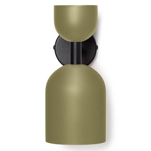 Naścienna lampa do salonu Supuru SUK11420 metalowa oliwkowa