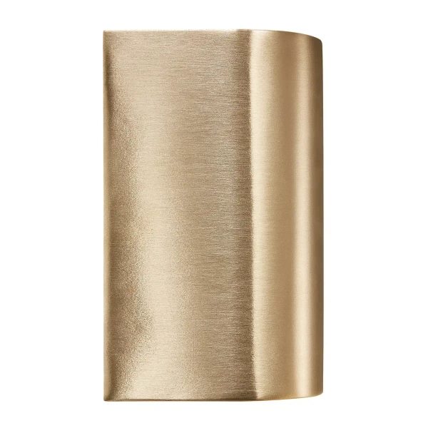 Elewacyjna lampa ścienna tuba CANTO 49721035 IP44 mosiądz