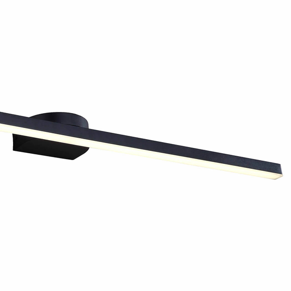 Ledowa lampa ścienna Arvi W89551-40BK Zumaline 20W 4000K metalowa czarna