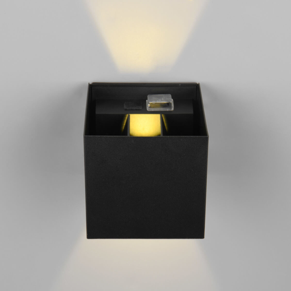 Ledowa lampa ścienna ogrodowa Talent R27759132 LED 12W 3000K IP44 czarny