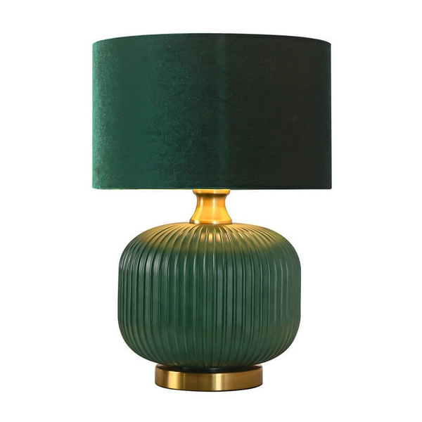 Lampka stolikowa do salonu Tamiza LP-1515/1T small green zielona złota