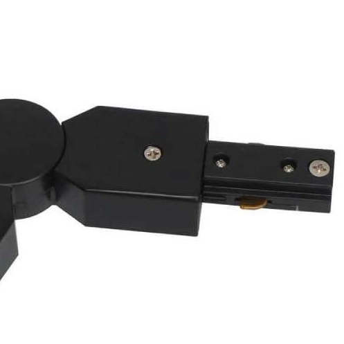 Ruchomy ŁĄCZNIK szynoprzewodu LR/CZ Orlicki Design do 1-fazowej szyny natynkowej 230V czarny