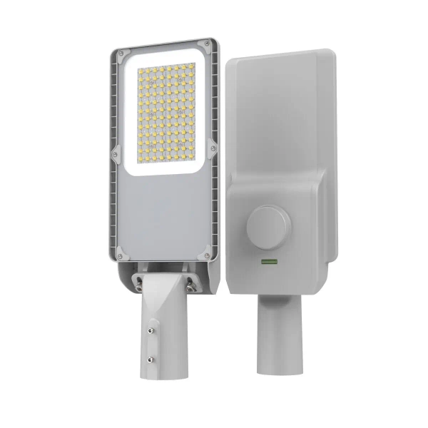 Latarnia uliczna nad chodnik LUM60NW+SO4M+FA1M LED 60W 4500K IP66 szary