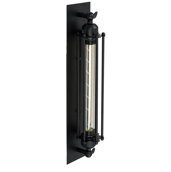 Industrialna lampa ścienna RETRO 1010BL0009 metalowa kinkiet retro czarny