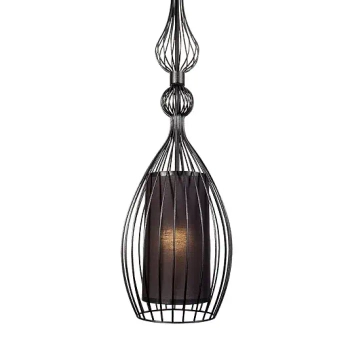 Designerska wisząca lampa ABI 8864 metalowa czarna