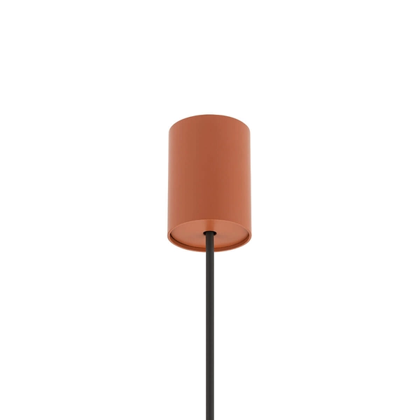 Lampa zwisająca kapeluszowa Simone 11412 Nowodvorski do kuchni terakota