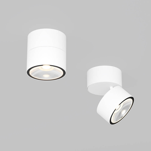 Lampa nasufitowa Spin O310CL-L12W3K LED 12W 3000K IP54 regulowana biała