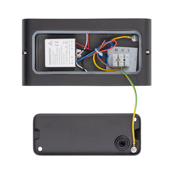 Kinkiet naścienny Semi 11364 Nowodvorski LED 10W 3000K IP54 podłużny czarny