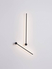 Minimalistyczny kinkiet TECOMAN LE42850 Luces Exclusivas LED 25W 3000K czarny