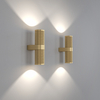Ścienny kinkiet Focus Design C069WL-02MG Maytoni tuba góra-dół złota