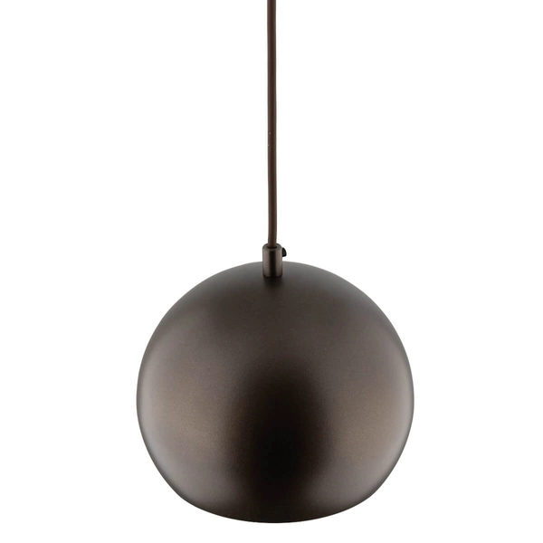 Zwisowa lampa do przedpokoju Zoe 10170 bubble półokrąg brązowa