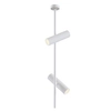 Lampa sufitowa wisząca podwójne tuby regulowane białe Elti OUTLET