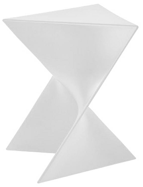Designerski stolik Zik PC-053.WHITE geometryczny biały outlet  