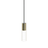 Nowoczesna lampa wisząca Cylinder 7868 zwis do salonu mosiądz