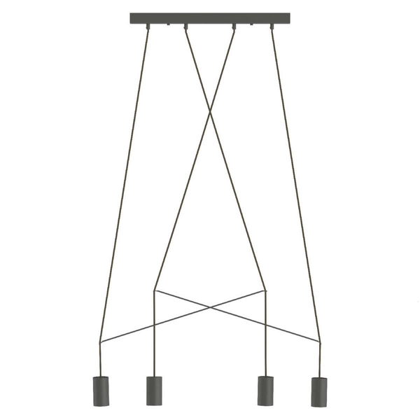 LAMPA wisząca IMBRIA 9192 Nowodvorski metalowa OPRAWA listwa zwis przewody tuby czarne