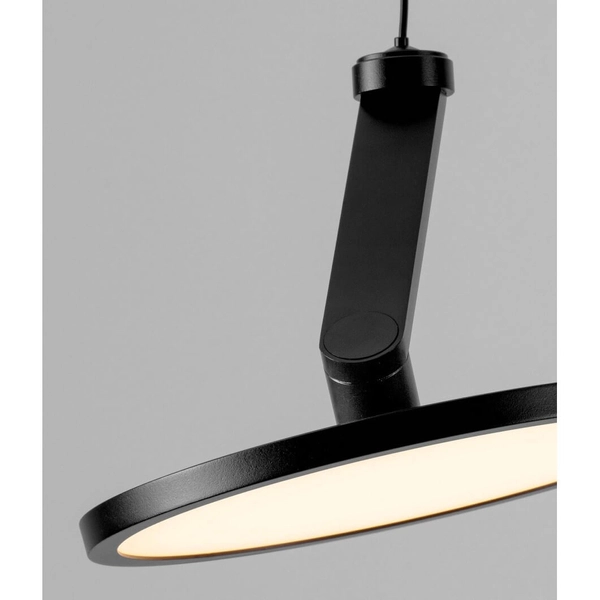 Lampa wisząca SORATA LE44750 LEDE 14W 3000K okrąg dysk czarna