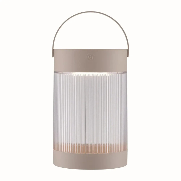 Stołowa lampka zewnętrzna  Coupar 2518215009 IP44 tuba solarna beżowy
