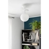 Łazienkowa lampa sufitowa Plaat PLB110S3 szklana dysk IP44 biały
