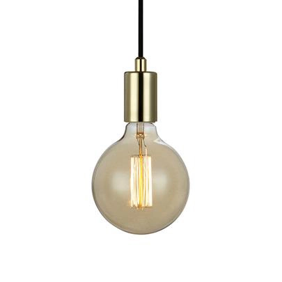 Metalowa lampa wisząca Sky 106170 do sypialni industrial złota