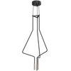 Wisząca lampa nad wyspę no. Vi 5140 Shilo modernistyczna kuchenna czarna