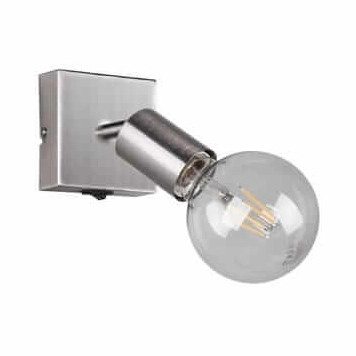 Ścienna LAMPA loftowa VANNES R80181707 RL Light kinkiet OPRAWA metalowa reflektorek regulowany nikiel mat