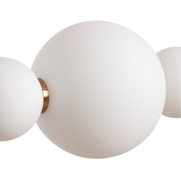 Molekułowa wisząca lampa Cavolo ABR-LWLCAV-10W LED 10W kule balls złote białe