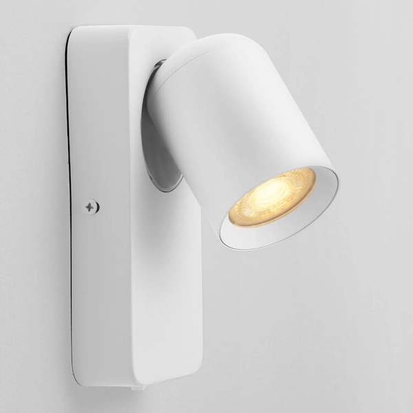 Lampa ścienna do przedpokoju TAGUA LE44379 regulowana sopel rurka biała