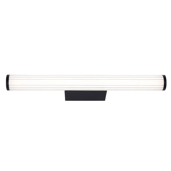 Minimalistyczna lampa ścienna VENA LP-1010/1W-60 BK LED 12W CCT IP44 czarny