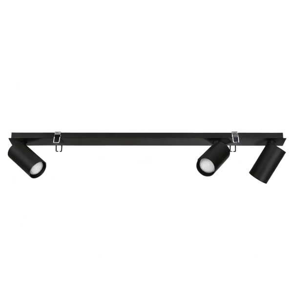Wpuszczana w sufit lampa Bora 1618 listwa ze spotami czarny