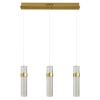 Potrójna wisząca lampa Lagos ML2246 LED 24W 4000K nad wyspę złoty
