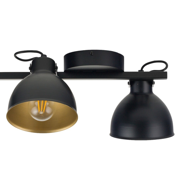 Sufitowa lampa regulowana MARS Sigma do przedpokoju czarna