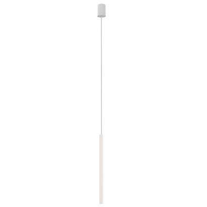 Wisząca LAMPA industrialna LASER 8796 Nowodvorski metalowa OPRAWA zwis tuba biała