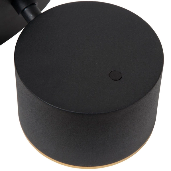 Ścienna lampa metalowa GIAN 44217/08/30 LED 9W 2700K czarna złota