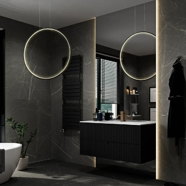 Pierścieniowa lampa wisząca Loop M PL0119-85-CCT-BK LED 39W CCT IP44 czarny