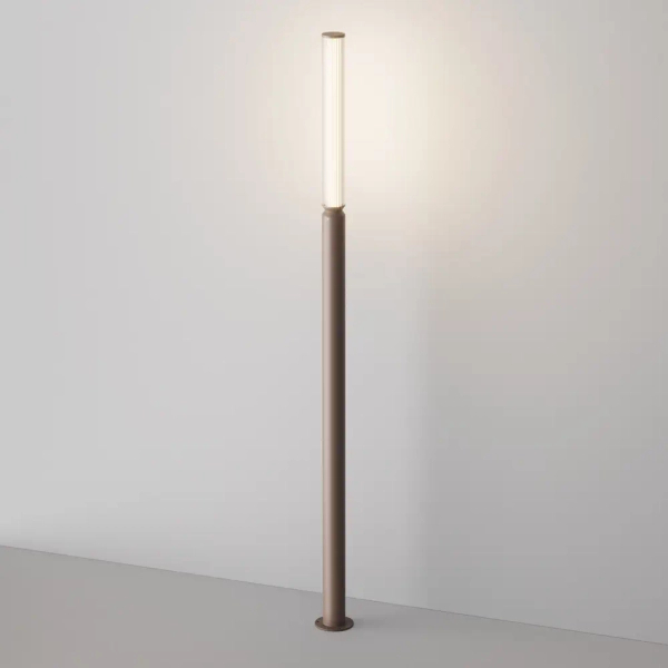 Zewnętrzny słupek ogrodowy Lit O593FL-L20BR3K LED 20W 3000K IP65 brązowy