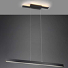 LAMPA wisząca BELFAST 375510432 Trio metalowa OPRAWA belka ZWIS LED 44W 3000K ściemnialny czarny