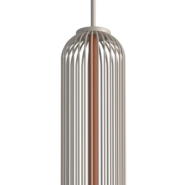 Wisząca lampa do sypialni CAMELEON SINGLES 12198 terakota beżowa