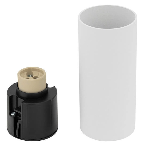 Lampa sufitowa punktowa Mono 10776 Nowodvorski tubka na korytarz biała