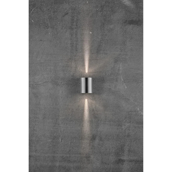 Ścienna lampa na elewacje Canto 49701034 LED 10,6W 3000K IP44 srebrny