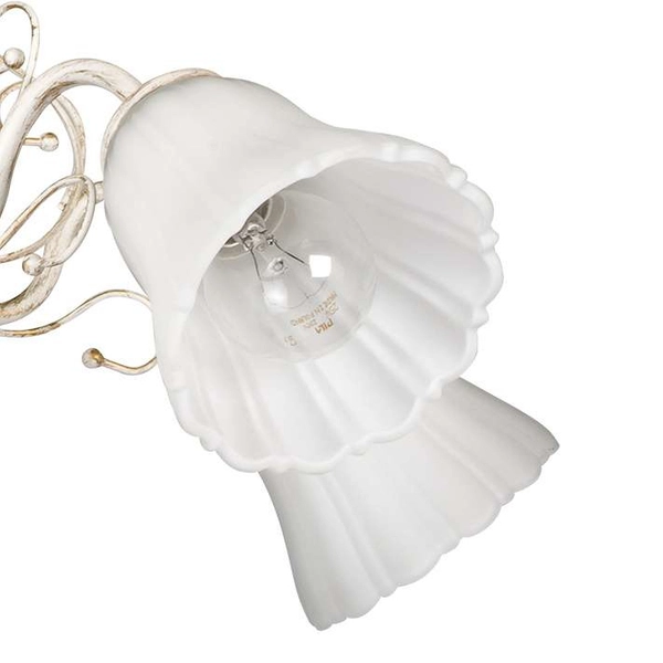 Żyrandol prowansalski VEN W-N 1173/5 WT klasyczny na łańcuchu biały