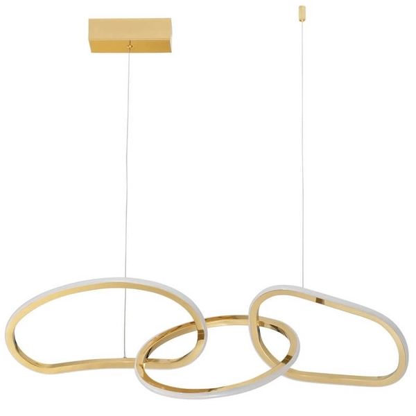 Wisząca lampa Celaya LE42759 Luces Exclusivas pierścienie LED 40W 3000K złote