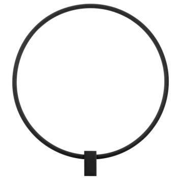 Okrągła lampa ścienna DRASIRA LE45456 LED 21W 2700-4000K czarna