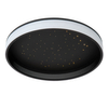 Ściemnialny plafon Estreja 71102/40/30 LED 40+10W 2500-3000K czarny