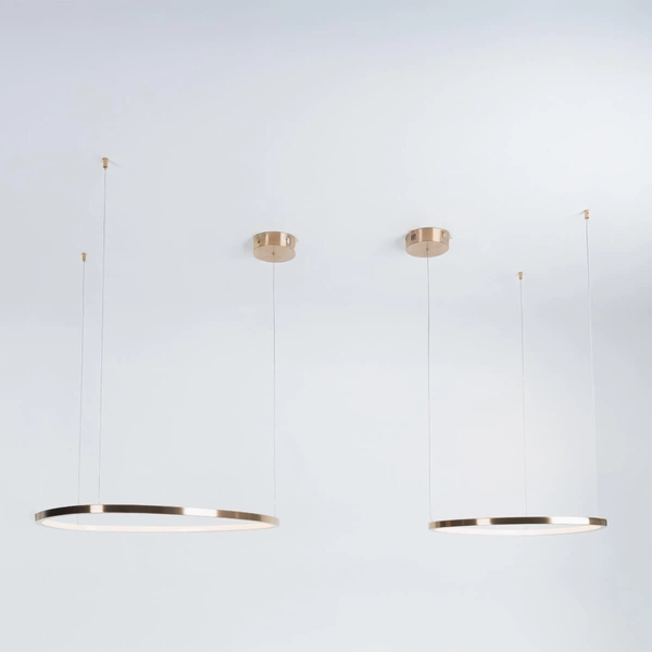 Wisząca lampa ring CAYENNE P0605D LED 27W 3000K miedziana