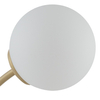 Lampka nocna łuk VELVET 50303 Sigma kula na stolik do sypialni złota