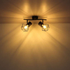 Industrialna LAMPA sufitowa PRISKA 54017-2 Globo metalowa OPRAWA plafon druciane klatki regulowane czarne