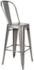 Krzesło metalowe Tower Big Back KH010100969 nowoczesne szare
