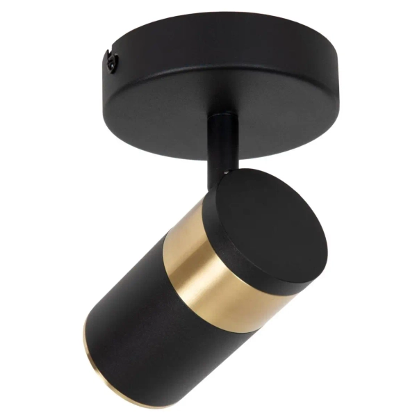 Salonowa lampa sufitowa z regulacją GORIK 53909/01/30 czarny złoty